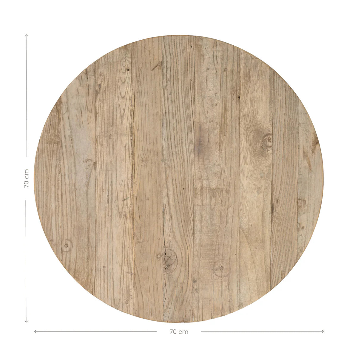 Brunswick Bar Table - Round + Elm Top by Uniqwa Furniture