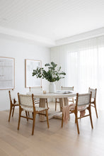 Load image into Gallery viewer, Round concrete dining table in ivory, Magnolia Lane modern dining furniture