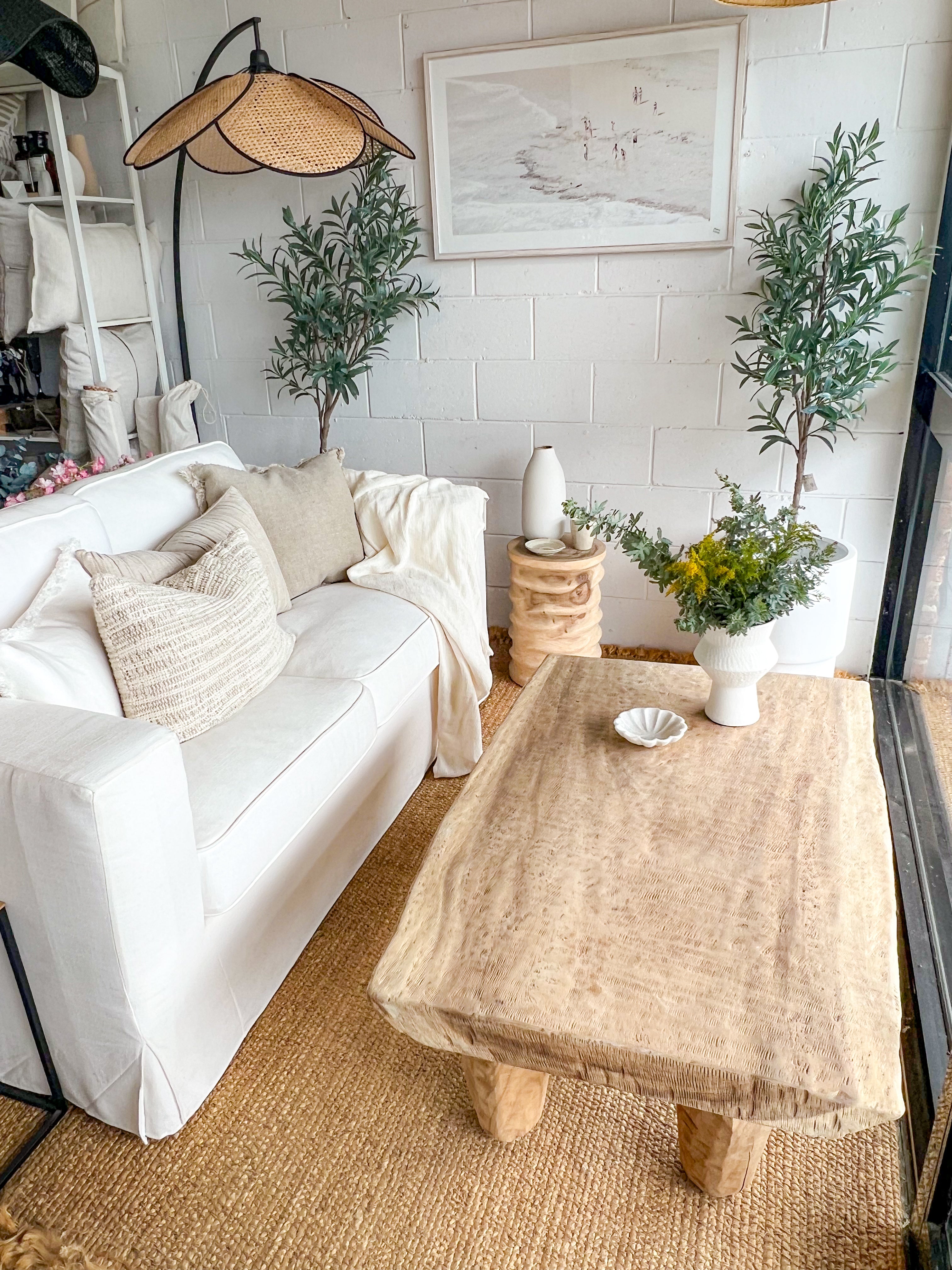 Fulani Coffee Table by Uniqwa, Magnolia Lane organic timber furniture, Wabi Sabi style