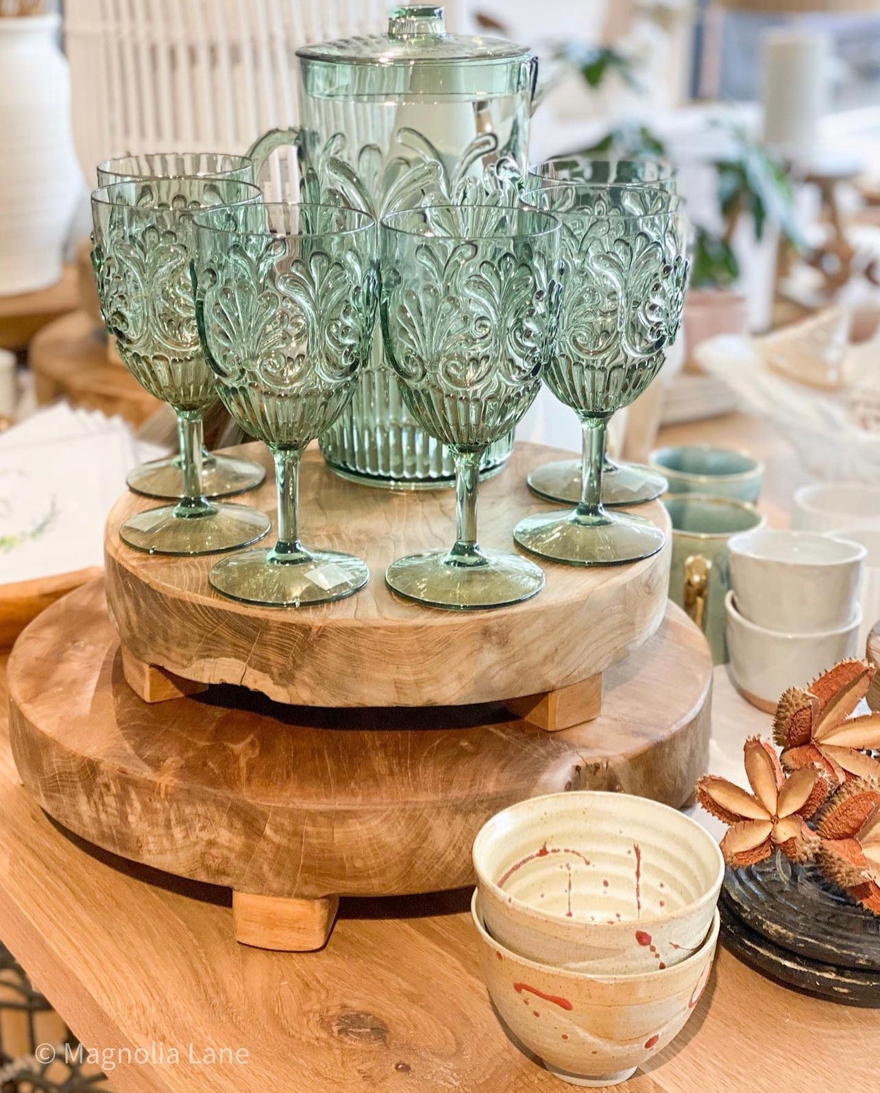 Flemington Acrylic Wine Glass S2 | Green