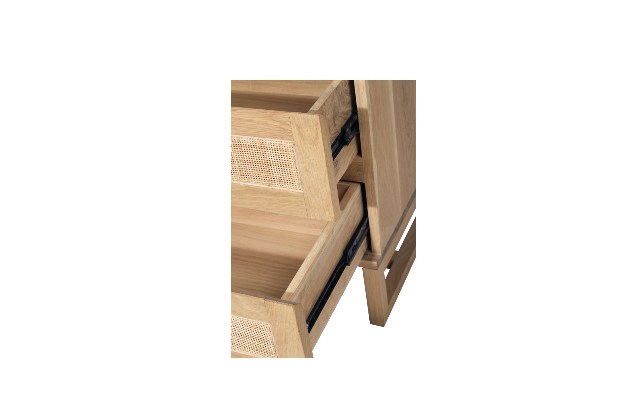 Beach House wide bedside table in Amercian Oak, Magnolia Lane 5