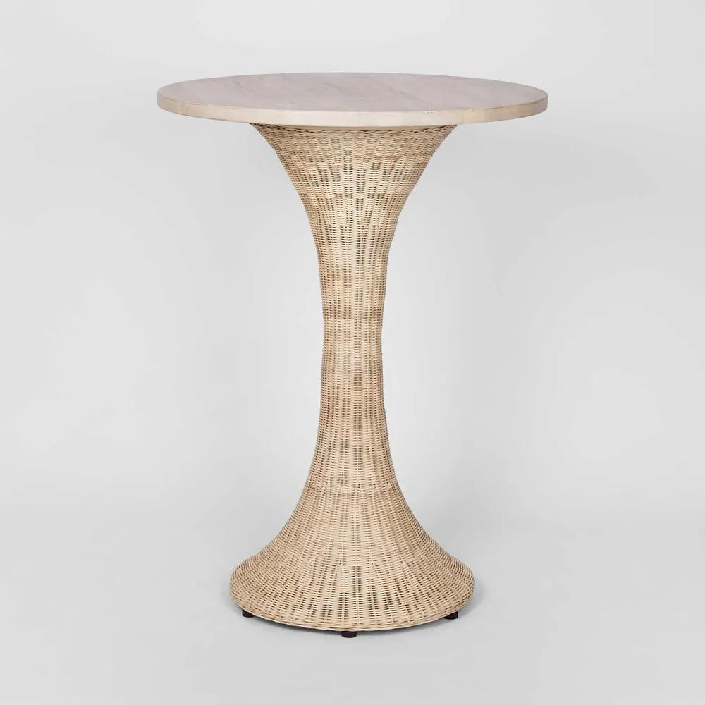 Belmont rattan bar table, Magnolia Lane classic interiors