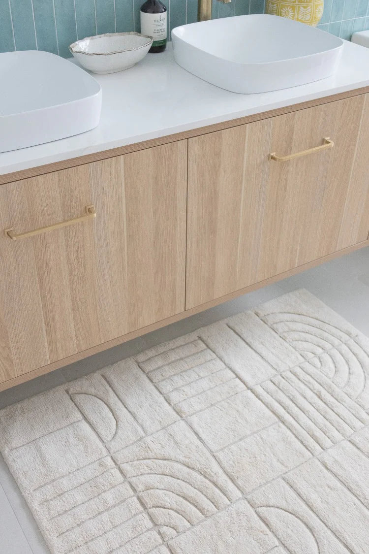 Deco Bath Mat | Natural