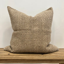 Load image into Gallery viewer, Handloomed cable weave reversible cushion, Magnolia Lane