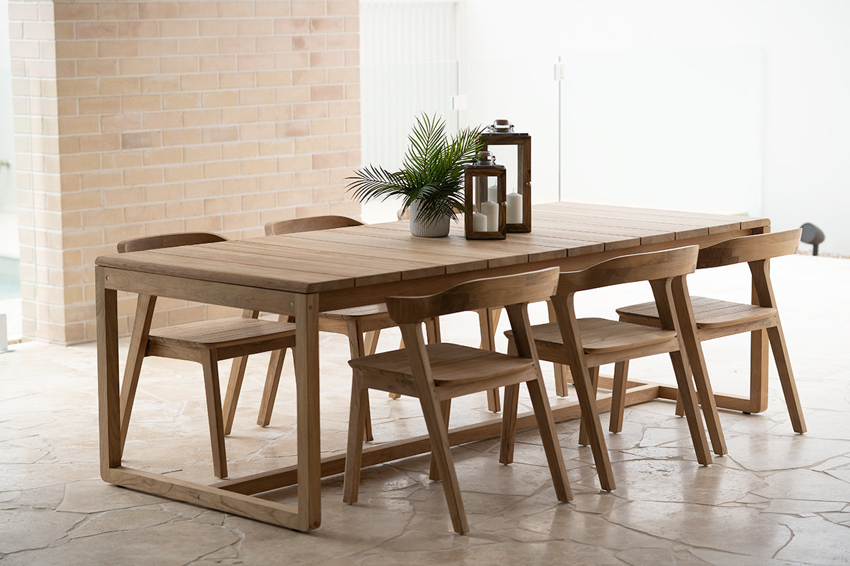 Ibiza full outdoor extension dining table-Magnolia Lane modern luxury living