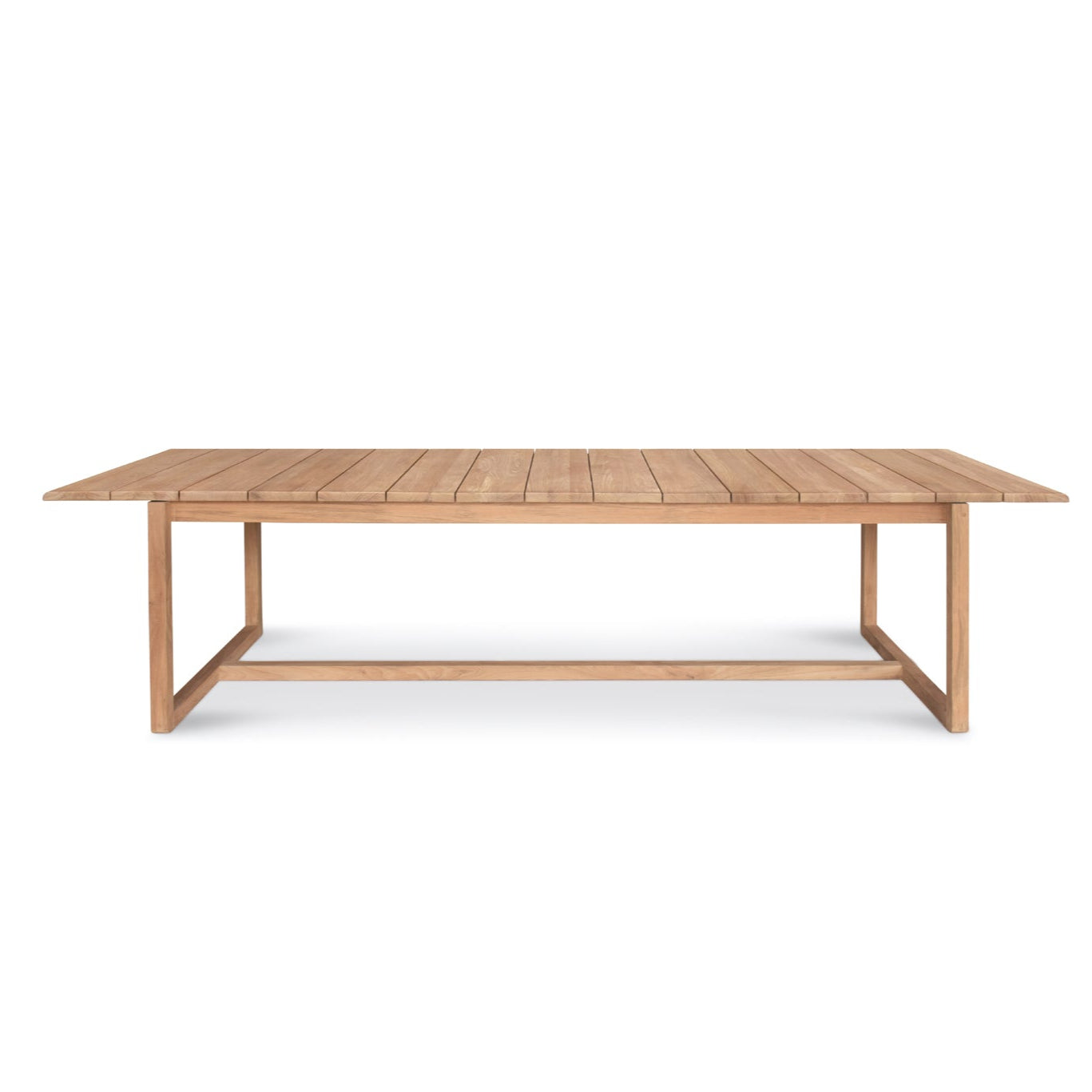 Ibiza full outdoor teak extension dining table-Magnolia Lane