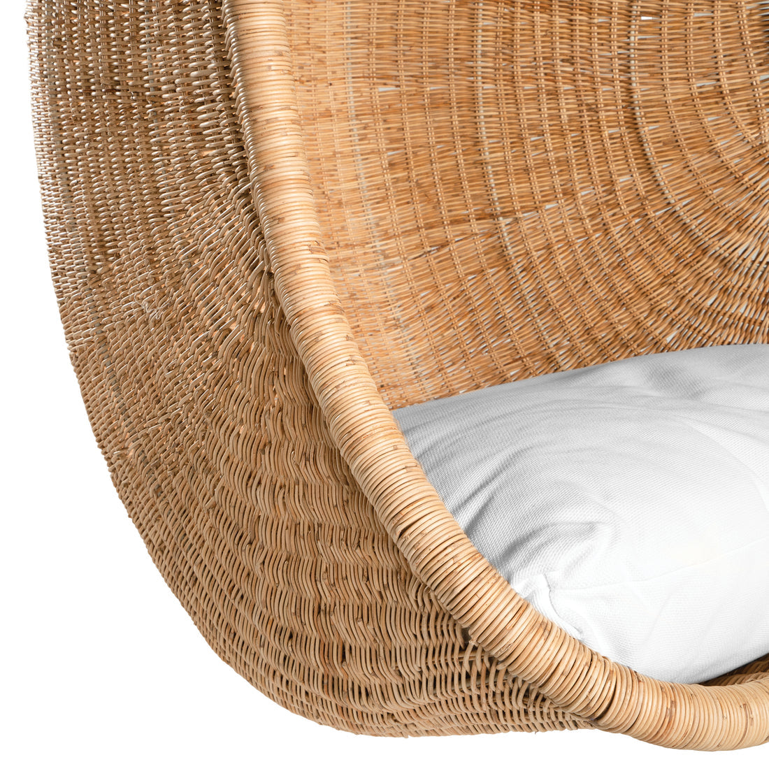 Makenge Rattan Hanging Chair by Uniqwa sold by Magnolia Lane 6