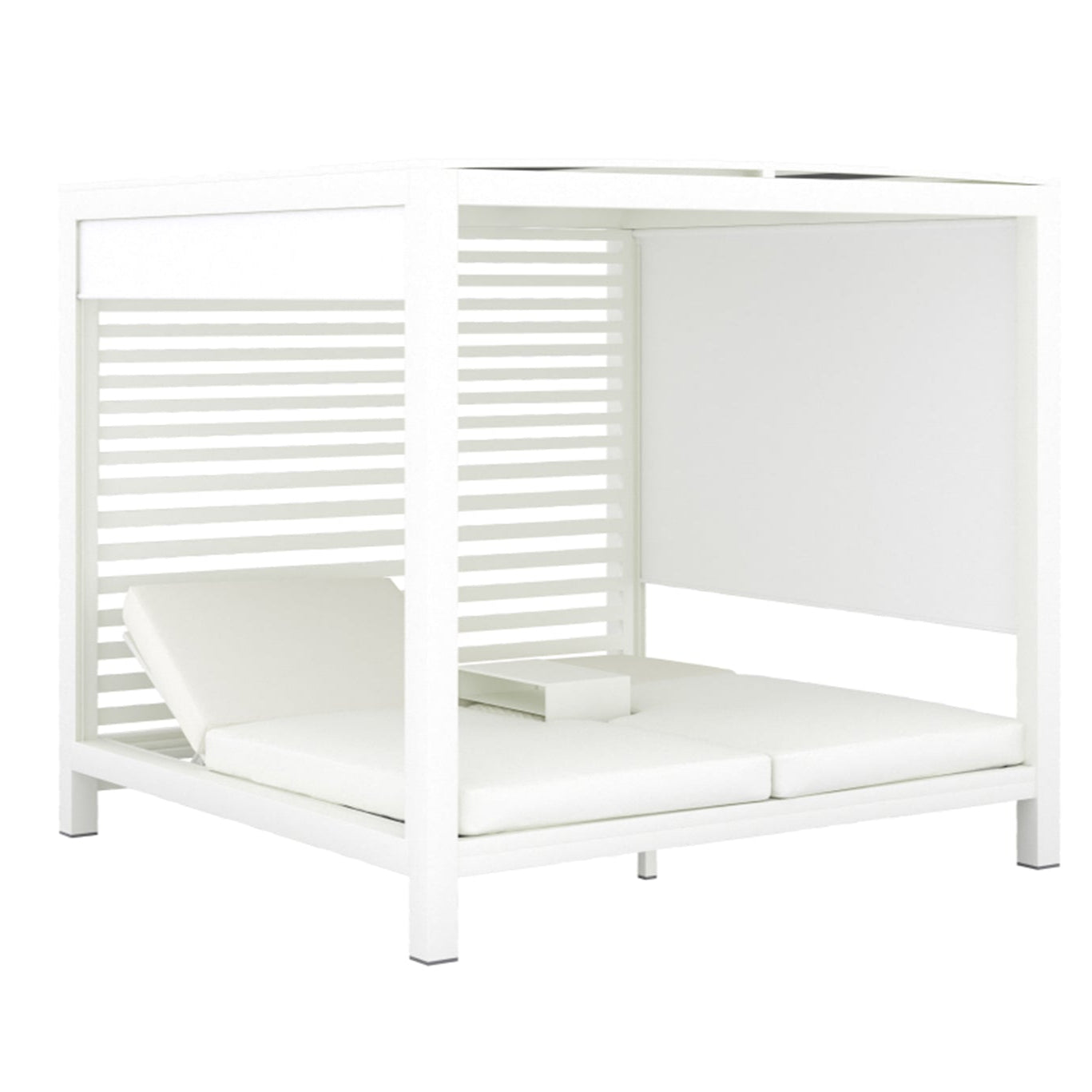 Seychelles double day bed villa in white, Magnolia Lane