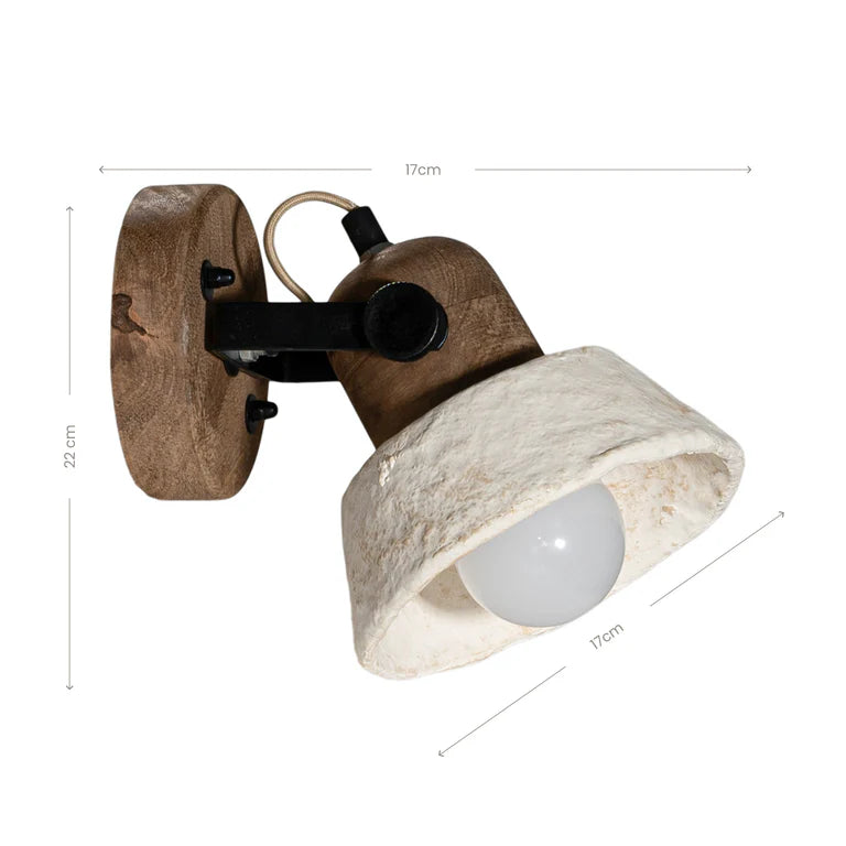 Amia Wall Lamp | Light Roast