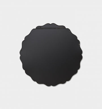 Abella Bronze Mirror – handcrafted wall mirror with sleek metal frame, elegant modern design, and unique artisanal variations for contemporary interiors - back view