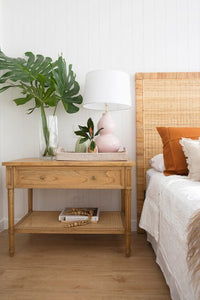 Whitsunday Cane Nightstand, Magnolia Lane coastal bedroom furniture