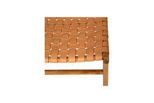 Load image into Gallery viewer, Woven leather dining chair in natural, Magnolia Lane 8