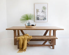 Load image into Gallery viewer, Reclaimed Teak Farm House Dining Table - Magnolia Lane