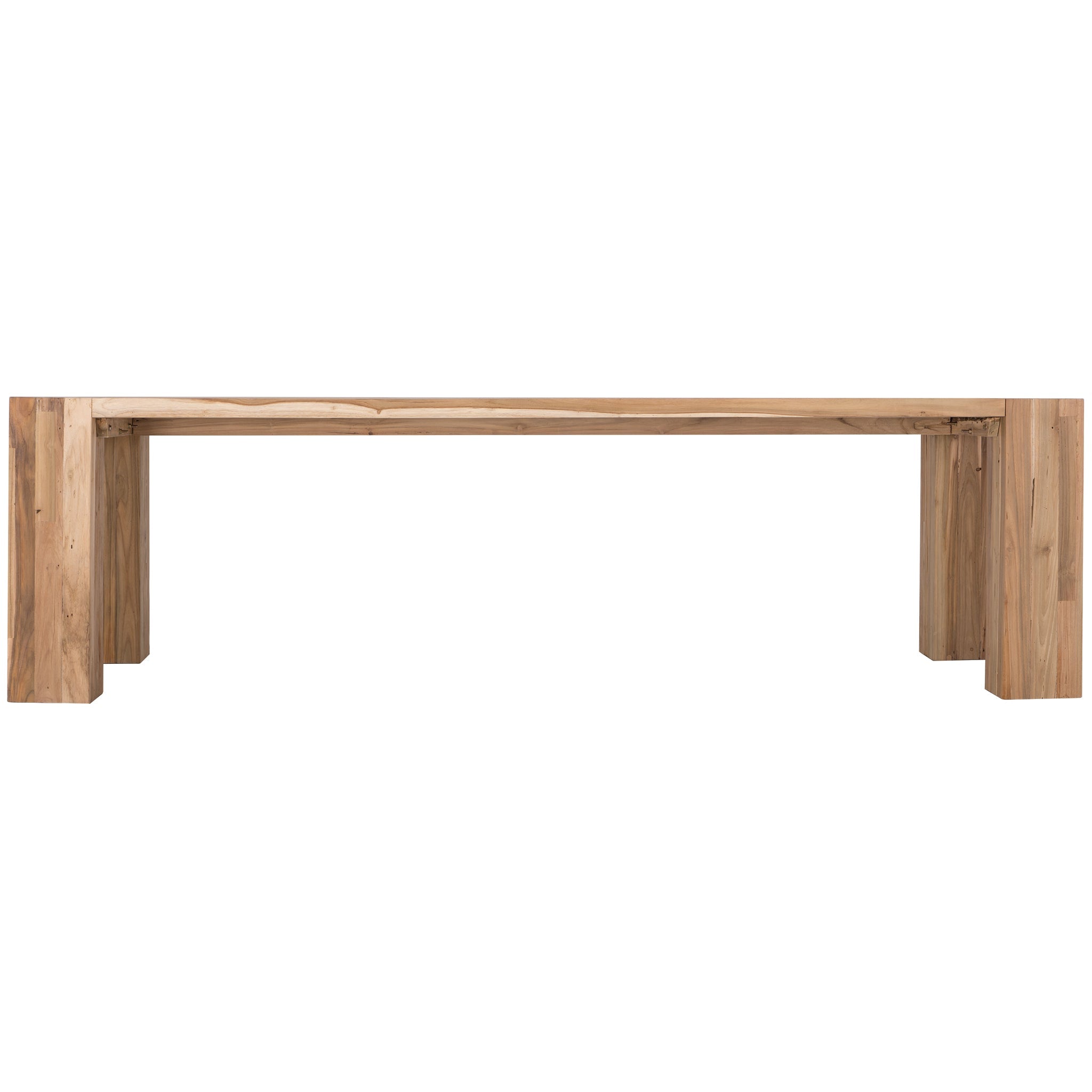 Indoor and outdoor timber dining table, Hamali Block Dining Table by Uniqwa Collections available through Magnolia Lane 2