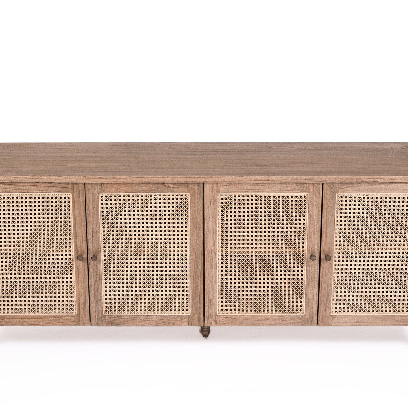 Plantation Four Door Sideboard | Weathered Oak - Magnolia Lane