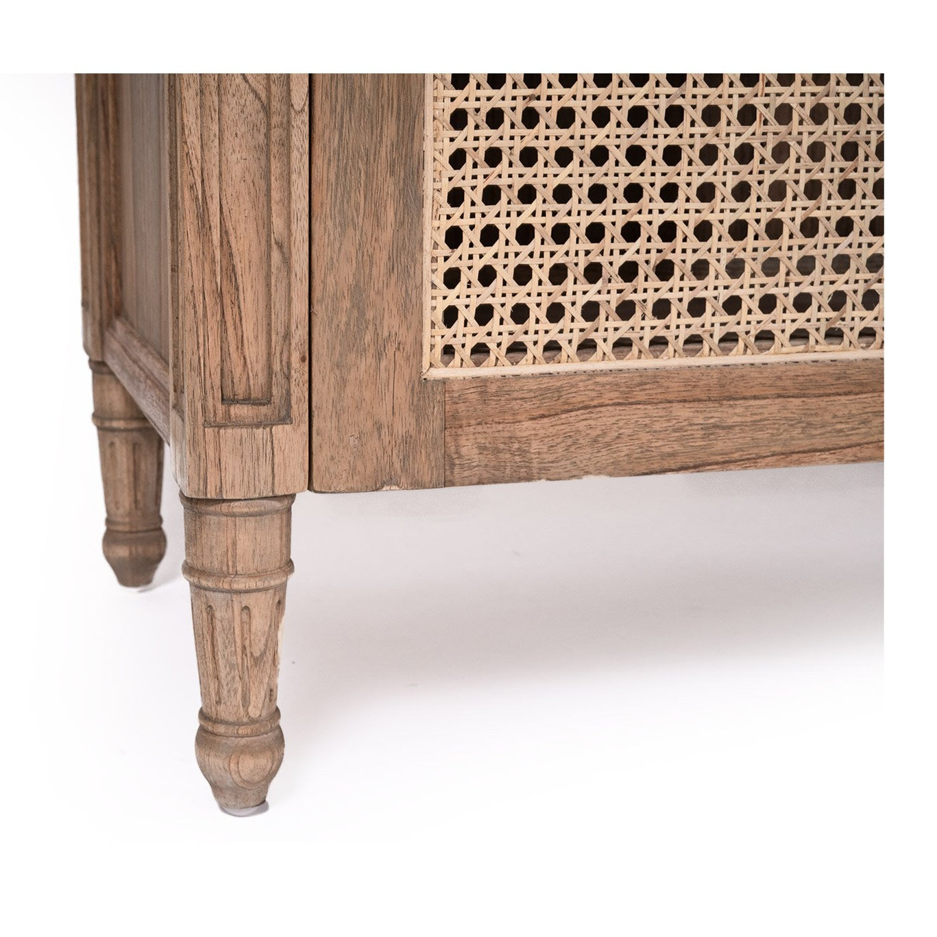 Plantation Four Door Sideboard | Weathered Oak - Magnolia Lane