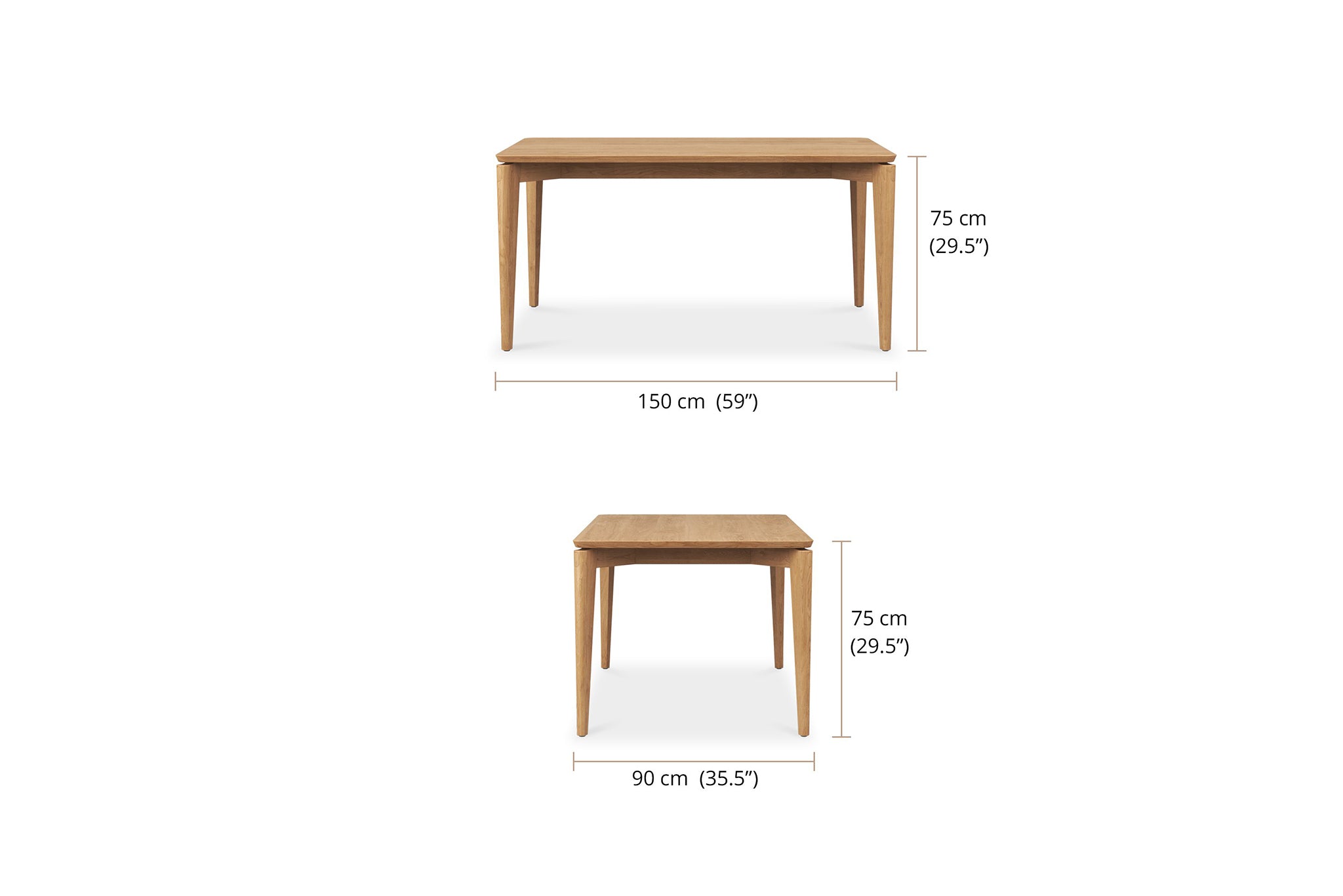 Harlo Dining Table - Retro Style - Magnolia Lane