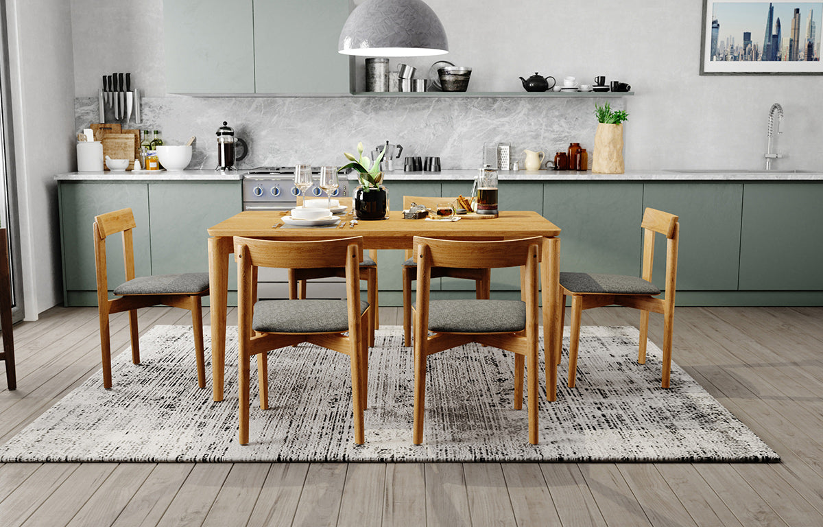 Harlo Dining Table - Retro Style - Magnolia Lane