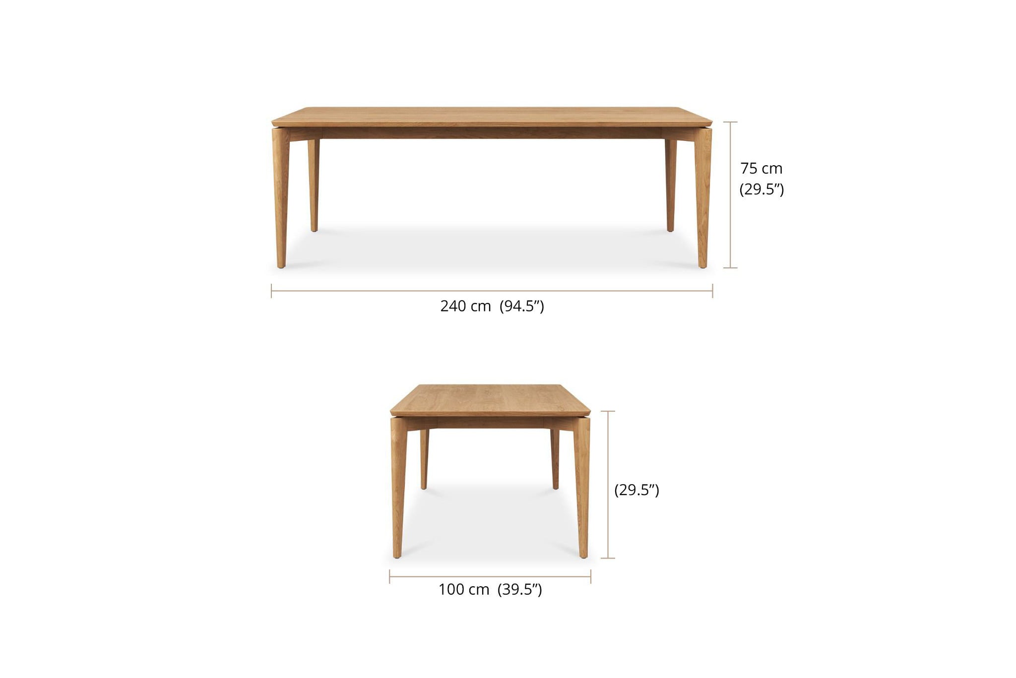 Harlo Dining Table - Retro Style - Magnolia Lane
