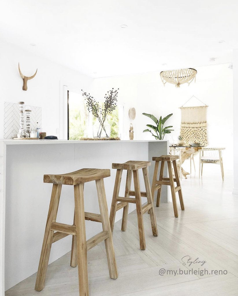 Kusina Barstool Teak by Uniqwa Furniture