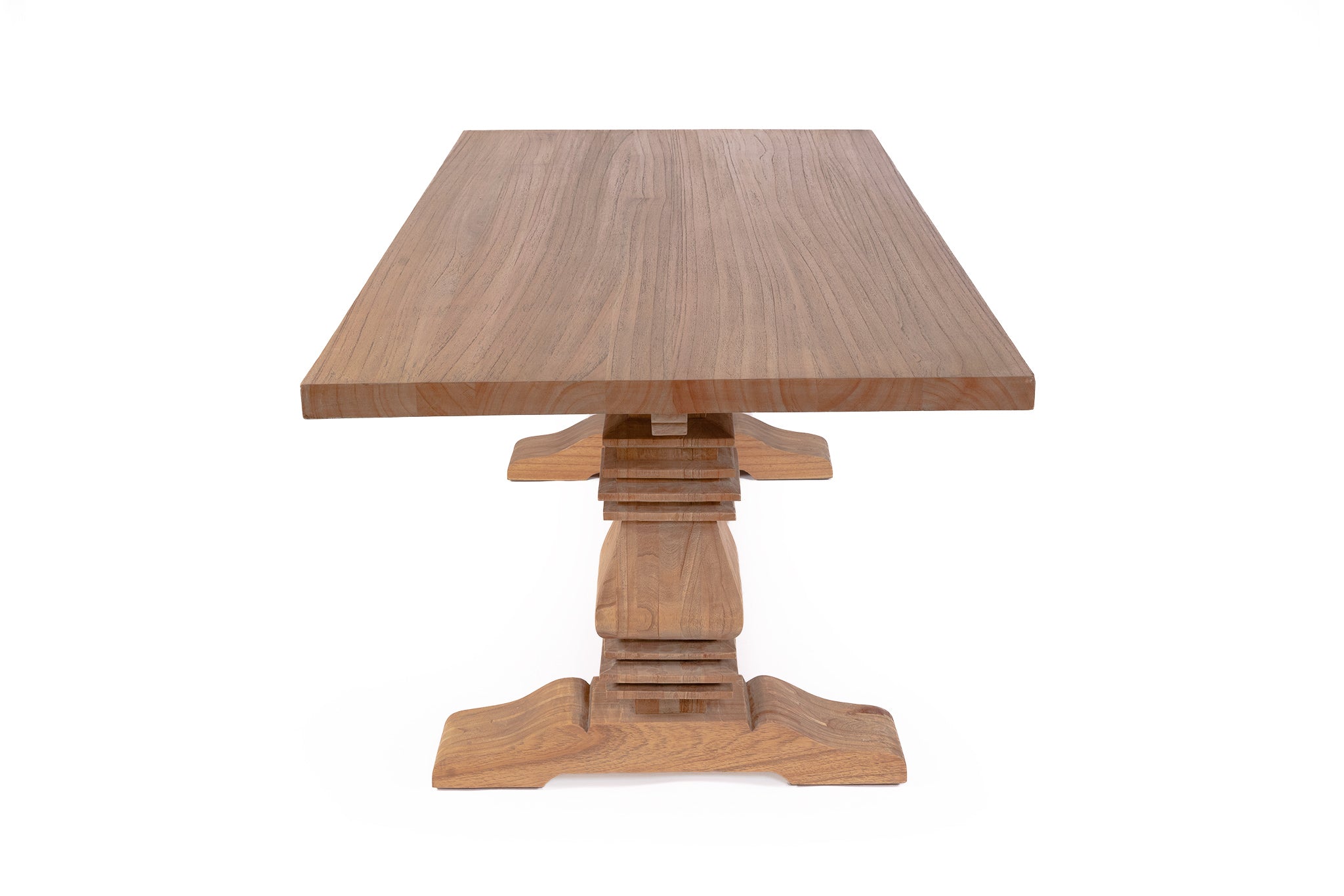 Newport Rectangular Pedestal Table - Magnolia Lane