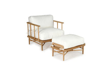 Load image into Gallery viewer, Harbour Island Armchair + Ottoman - Occasional Chair - Magnolia Lane