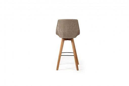 Beach House Outdoor counter kitchen stool - Set of Two | Mushroom - Magnolia Lane coastal outdoor furniture