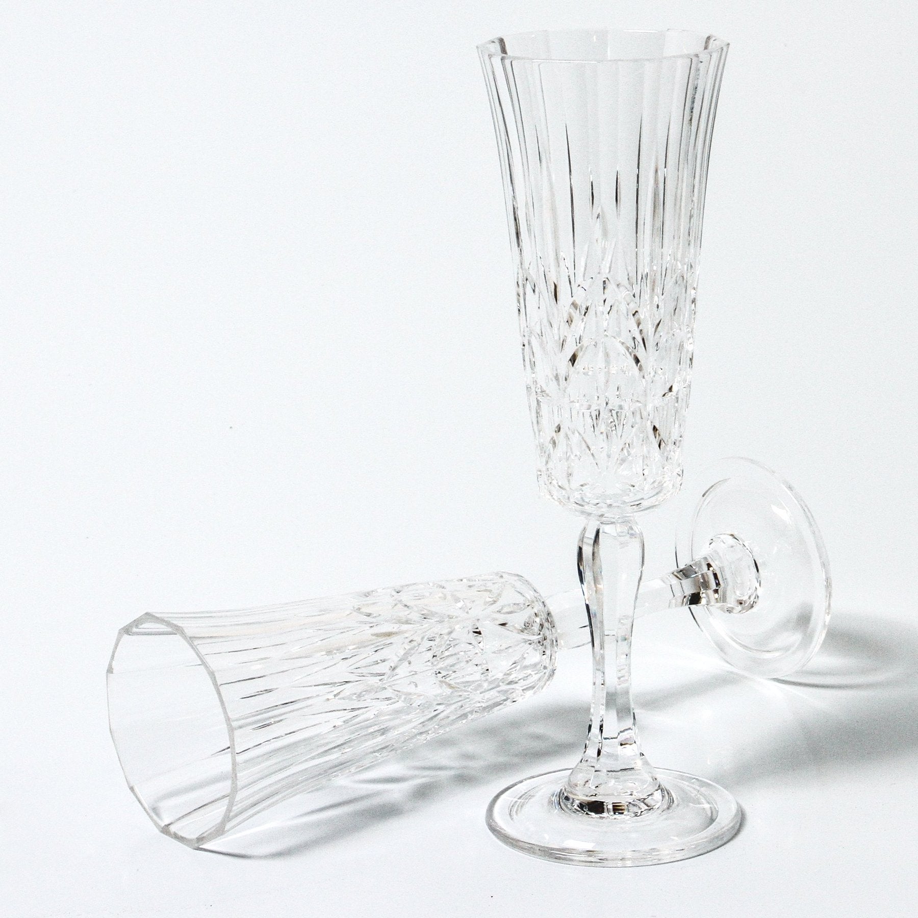 Pavilion Acrylic Champagne Flute S2 | Clear - Indigo Love Collectors - Magnolia Lane