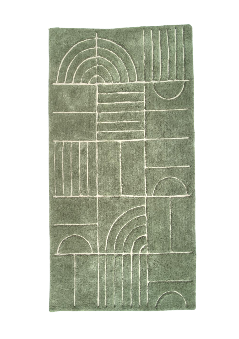 Deco Bath Runner - XL Bath Mat | Sage - Magnolia Lane