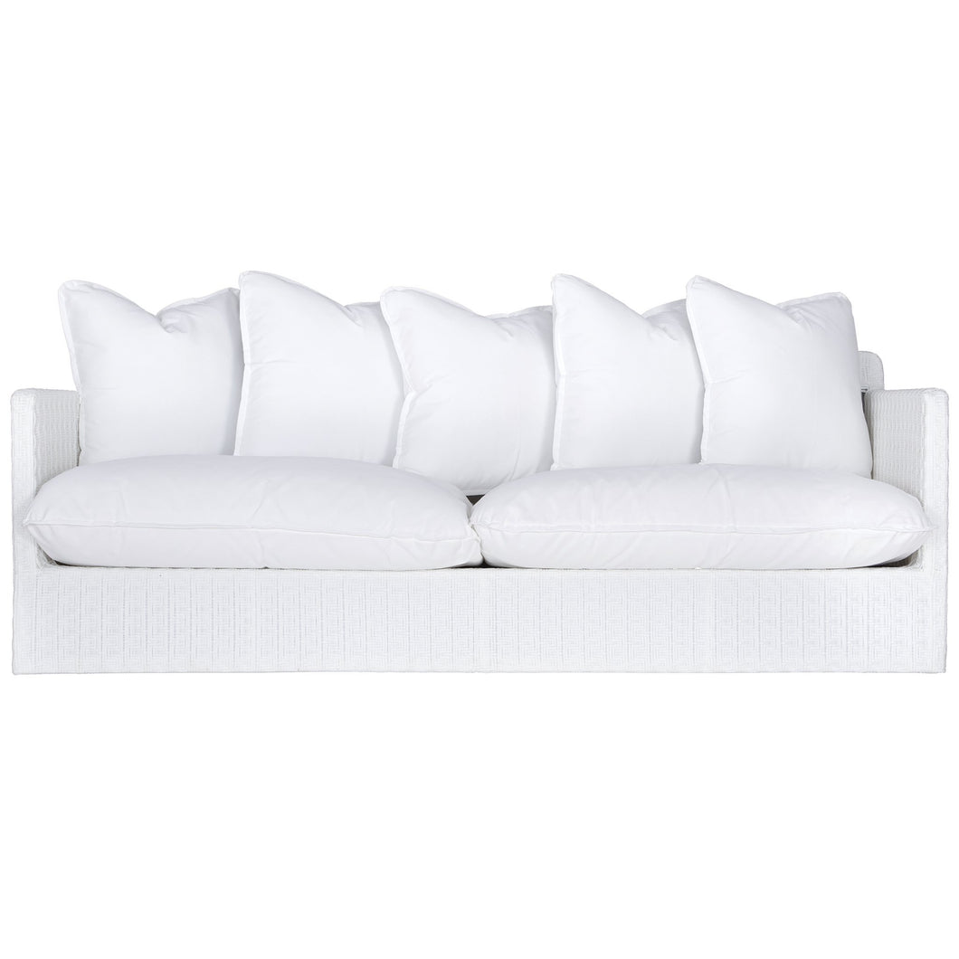 Singita Outdoor Sofa | Three Seater | White Weave - Magnolia Lane