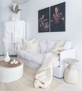 Singita Sofa - 3 Seater | White-Uniqwa Furniture-Magnolia Lane