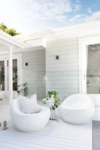 Load image into Gallery viewer, Akoni side table in white by Uniqwa, perfect for outdoor living, Magolia Lane