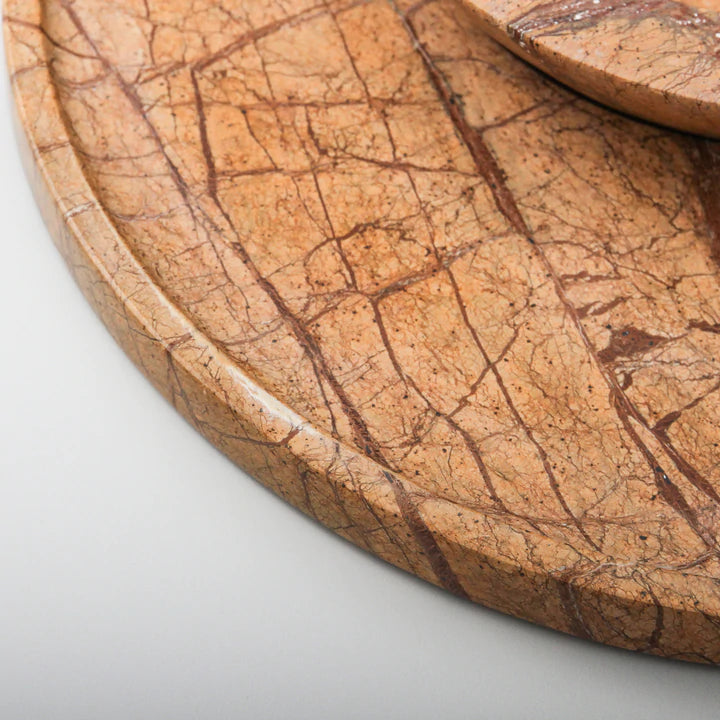 Axis Marble Bowl and Platter, the perfect entertainers companion by Indigo Love Collectors through Magnolia Lane Homewares 4