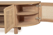 Load image into Gallery viewer, Beach Entertainment Unit with curved edges, Coastal Style Furniture | Magnolia Lane 6