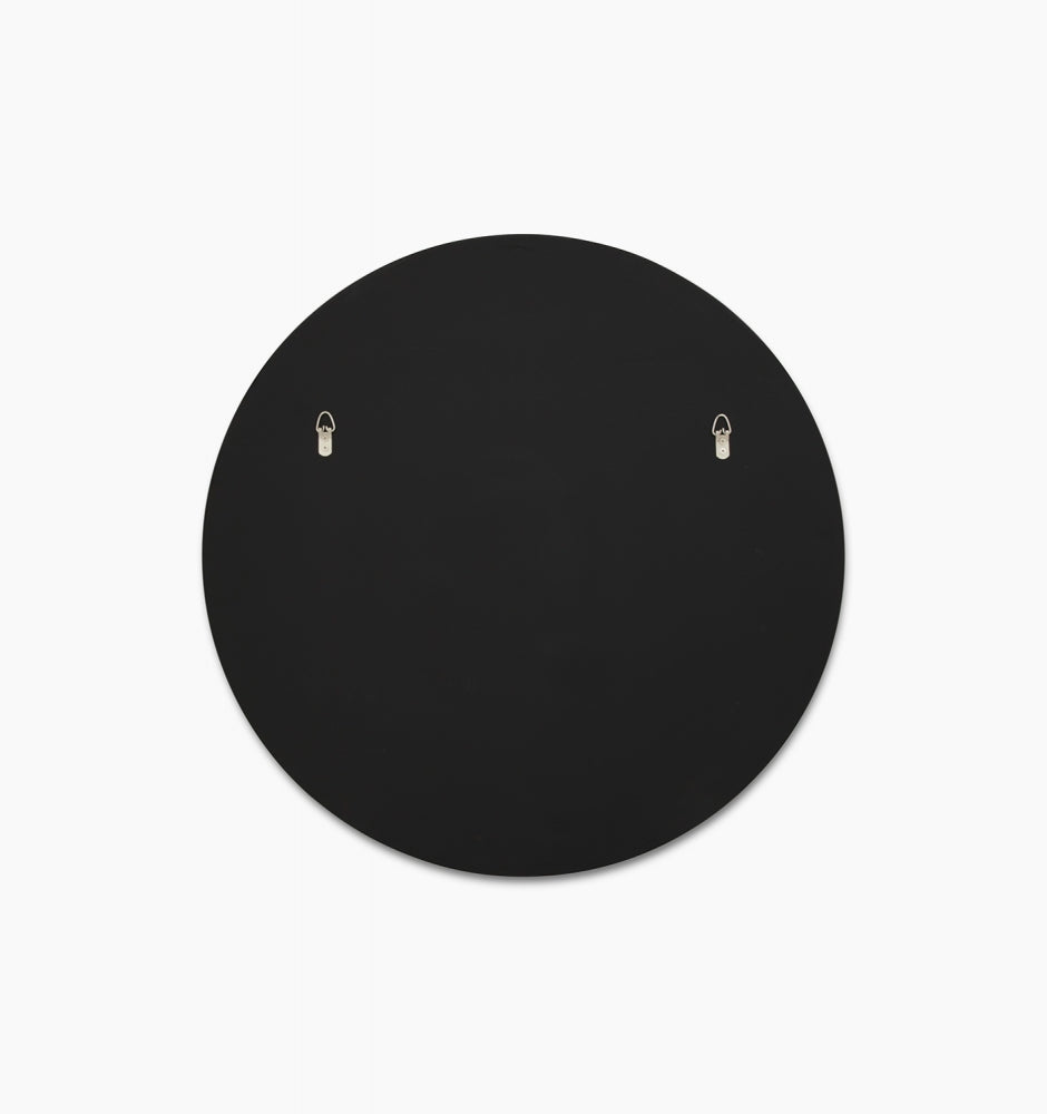 Bjorn Round Mirror Black-Magnolia Lane