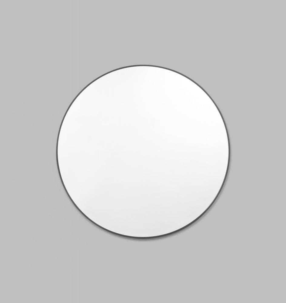 Bjorn Round Mirror Black-Magnolia Lane