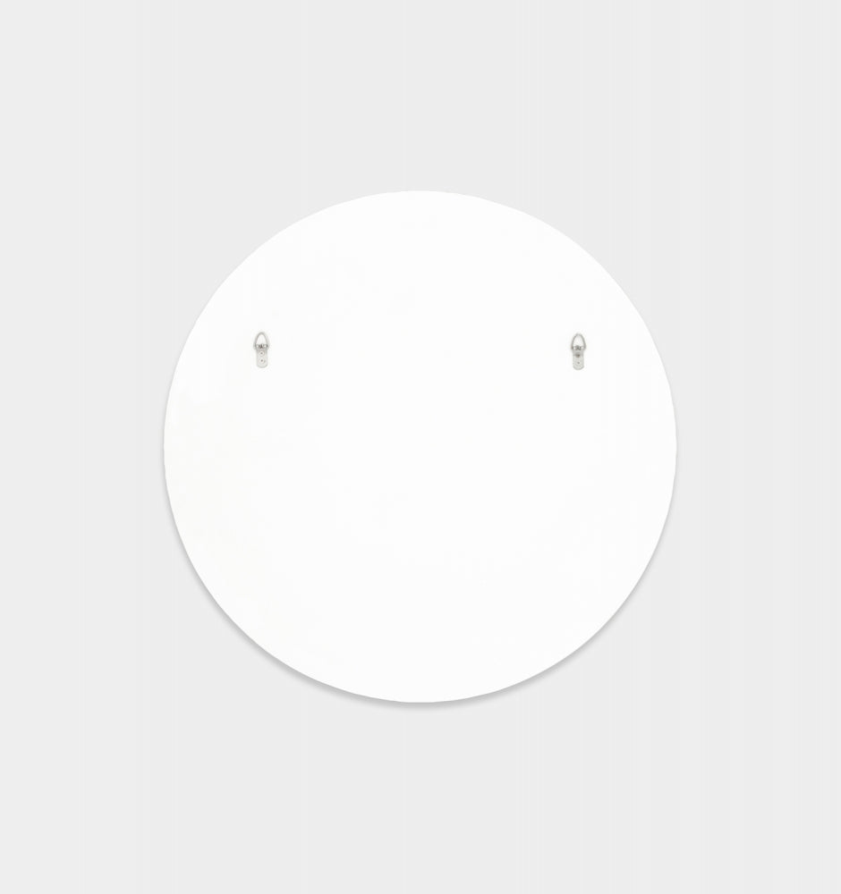 Bjorn Round Mirror Bright White-Magnolia Lane