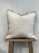 Load image into Gallery viewer, Briar reversible frayed linen cushion, Magnolia Lane Sunhine Coast homewares