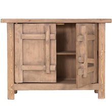 Load image into Gallery viewer, Bulu Cabinet 2D | Natural, reclaimed elm cabinet by Uniqwa Furniture available through Magnolia Lane 2