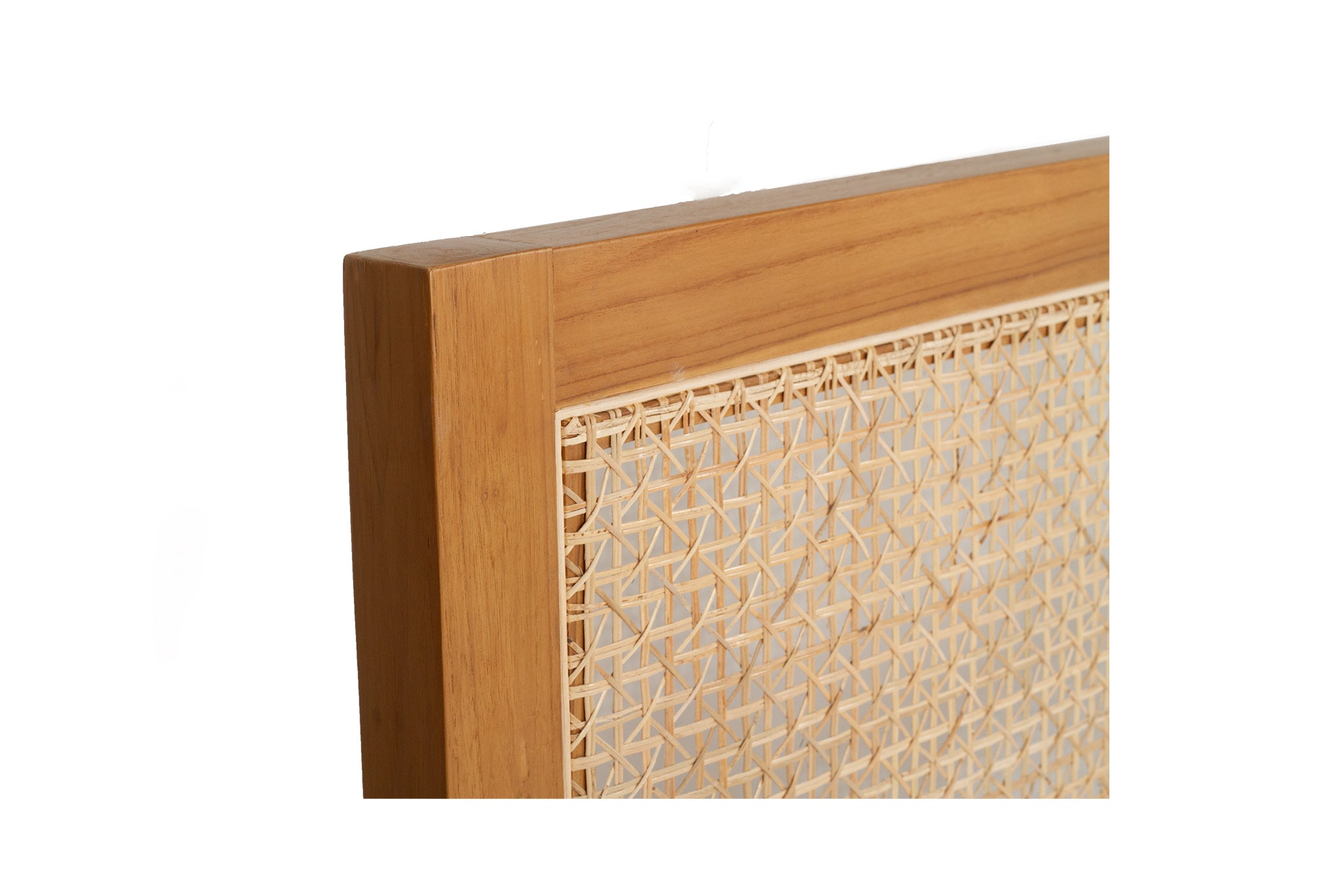 Capri rattan and timber bedhead, Magnolia Lane coastal style bedroom furniture 2