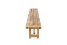 Load image into Gallery viewer, Gather outdoor reclaimed teak bench, Magnolia Lane rustic outdoor furniture