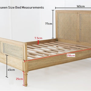 Hamilton Cane Bed | Available 3 Sizes - Magnolia Lane