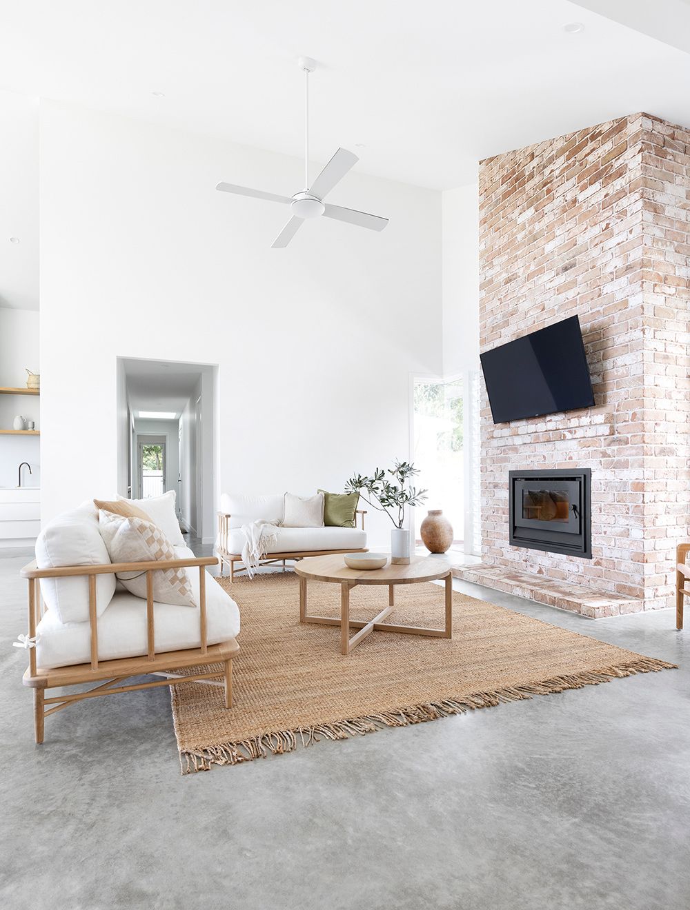 Harbour Island three seater sofa, Magnolia Lane Coastal Luxe living 14