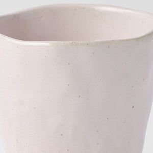 Lopsided Tea-mug - Large S2 | Sakura Pink & Bisque - Made in Japan - Magnolia Lane