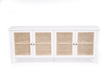 Load image into Gallery viewer, Plantation Four Door Sideboard | White - Magnolia Lane