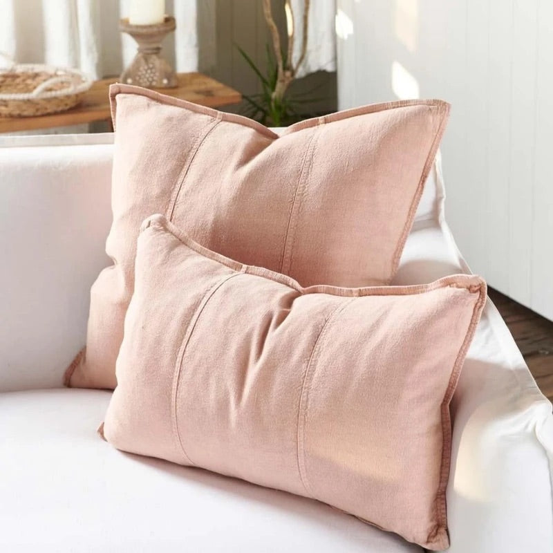 Luca Linen Cushion | Rose Dust-Eadie Lifestyle-Magnolia Lane