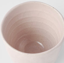 Load image into Gallery viewer, Lopsided Tea-mug - Small S2 | Sakura Pink &amp; Bisque - Made in Japan - Magnolia Lane