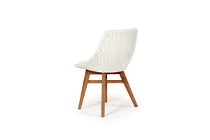 Beach House Outdoor Dining Chairs - Set of Two | White - Coastal Furniture - Magnolia Lane