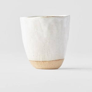 Lopsided Tea-mug - Large S2 | White & Bisque - made in Japan - Magnolia Lane