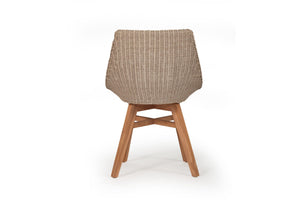 Beach House Outdoor Dining Chairs - Set of Two | Mushroom - Coastal Furniture - Magnolia Lane